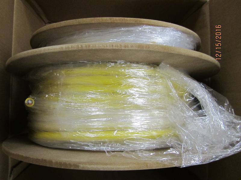 Spool of new fiber optic cable, PN...