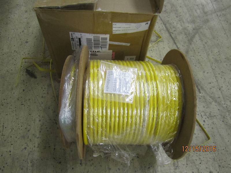 Case of new fiber optic cable, PN ...