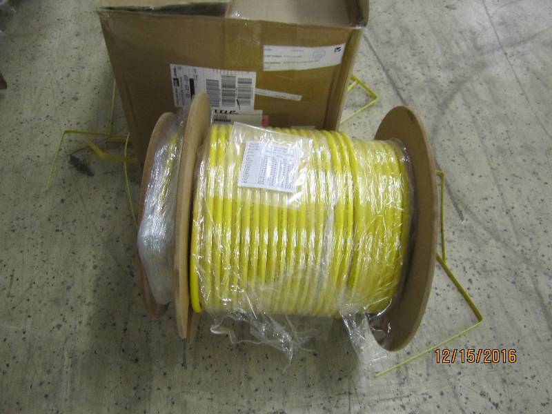 Case of new fiber optic cable, PN ...