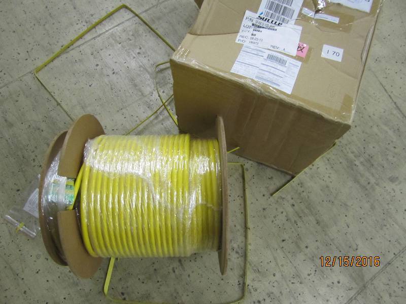 Fiber optic cable, new spool, PN S...