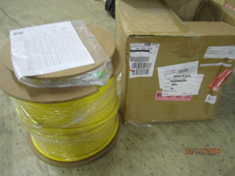Roll of fiber optic cable, PN SFAX...
