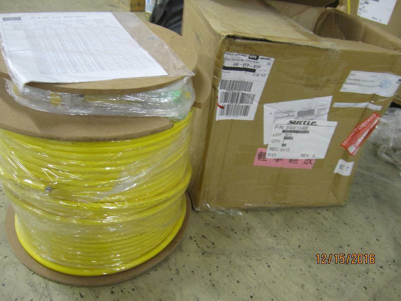 Roll of fiber optic cable, PN SFAX...