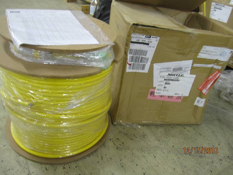 Roll of fiber optic cable, PN SFAX...