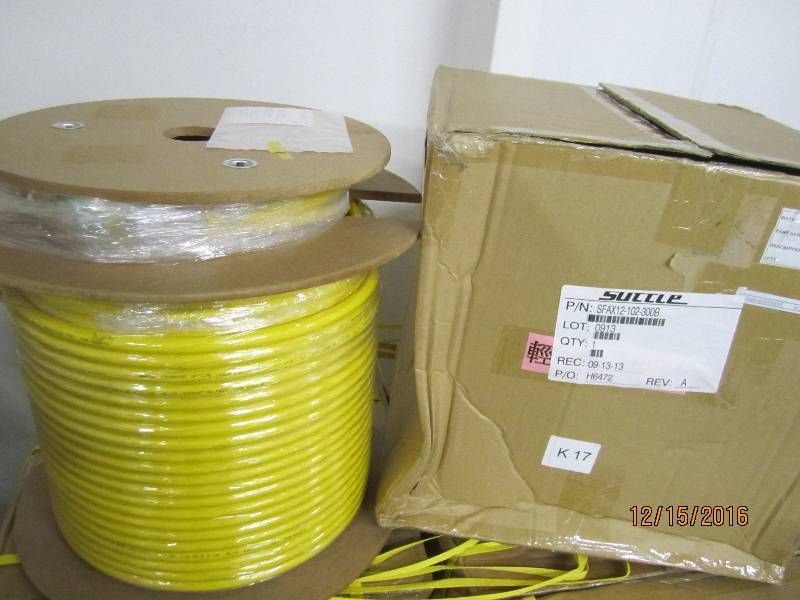 Roll of fiber optic cable, PN SFAX...