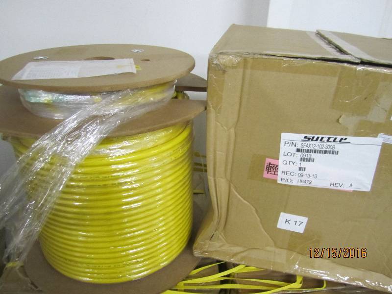 Roll of fiber optic cable, PN SFAX...