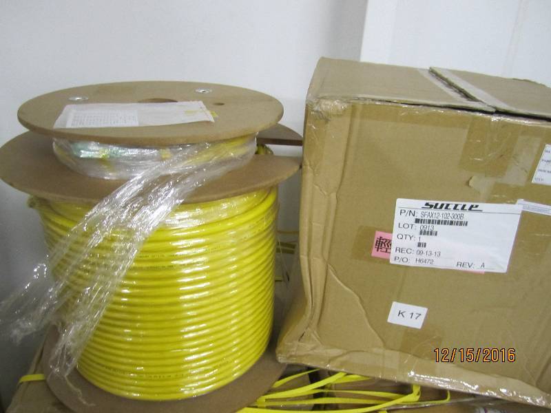 Roll of fiber optic cable, PN SFAX...