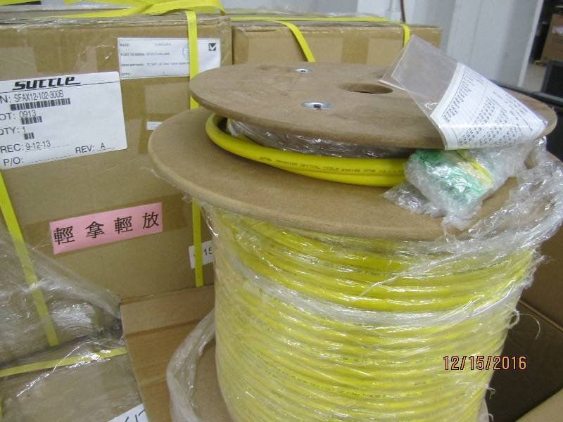 Roll of fiber optic cable, PN SFAX...