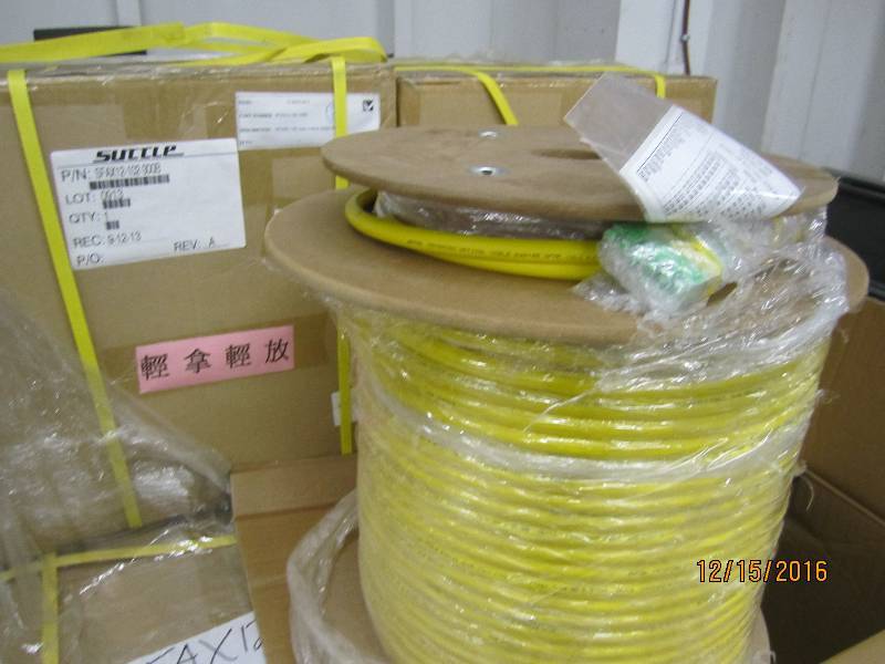 Roll of fiber optic cable, PN SFAX...