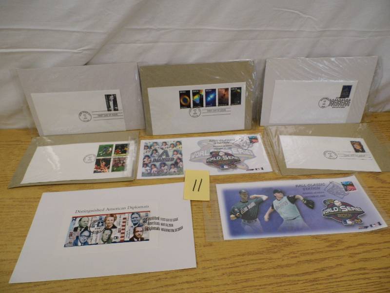 8 First Day Issue Stamps