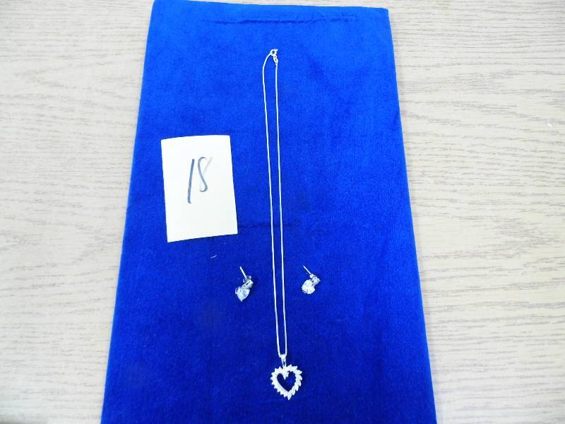 Sterling Necklace w Earrings