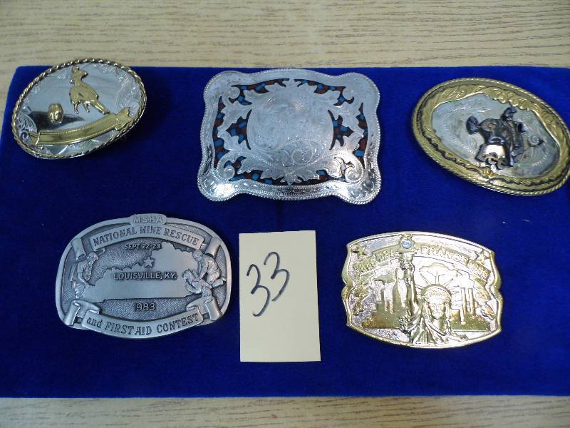 5 Belt Buckles