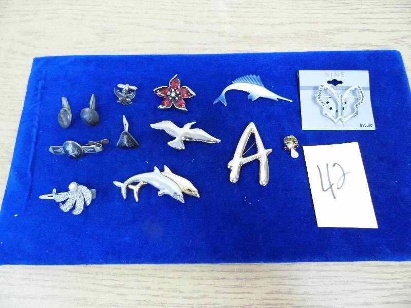 Tie Tacks, Pins, Cufflinks