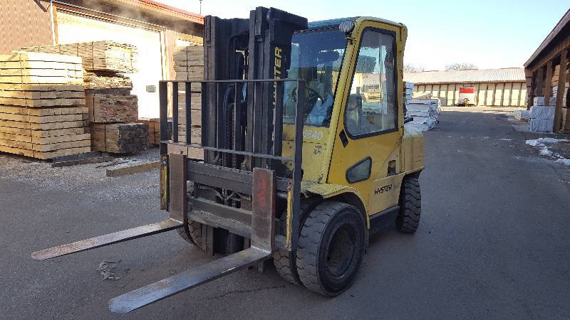 lot 3 image: 2003 Hyster H90XMS Diesel Fork Lift