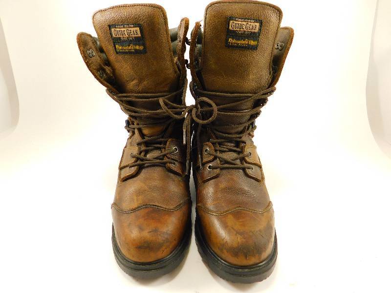 lot 44 image: Guide Gear Leather Guide Boots - size 9