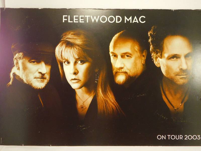 lot 53 image: Autographed Fleetwood Mac Poster