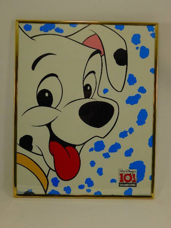 lot 57 image: 101 Dalmatians Framed Poster
