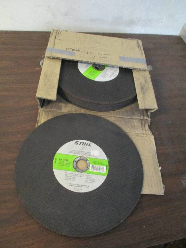 lot 34 image: Stihl Abrasive Wheel Stone Discs