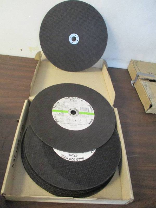 lot 35 image: Stihl Stone Cutting Discs