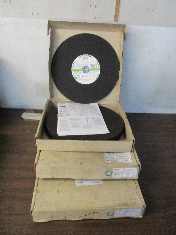 lot 36 image: Stihl Stone Cutting Discs