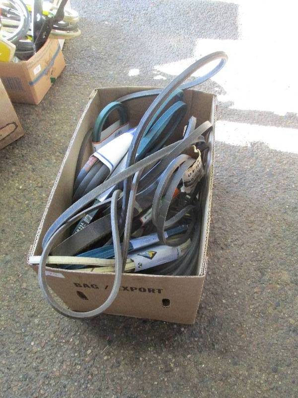 lot 74 image: Box of Assorted Belts