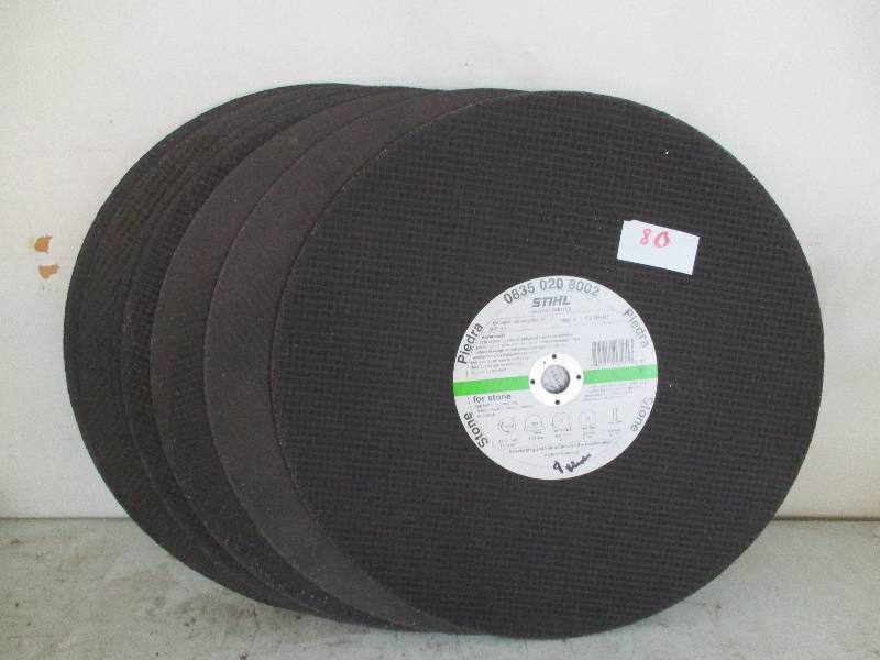lot 80 image: Stone Cutting Wheels