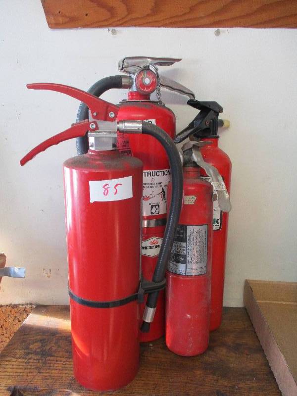 lot 85 image: Fire Extinguishers