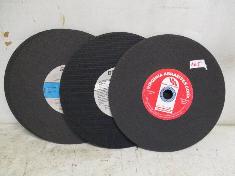 lot 105 image: Steel and Stone Cutting Wheels