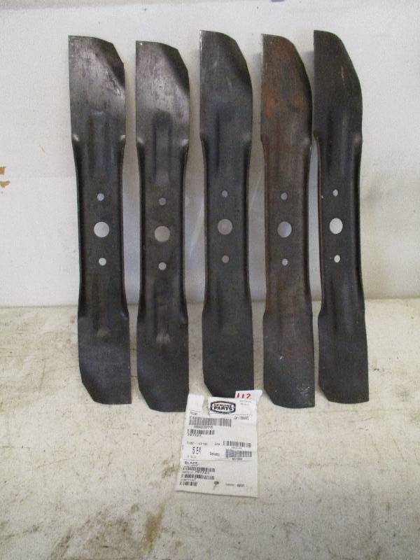 lot 112 image: Mower Blades