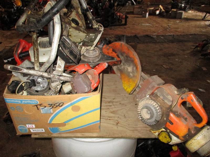 lot 218 image: Stihl TS350 Parts