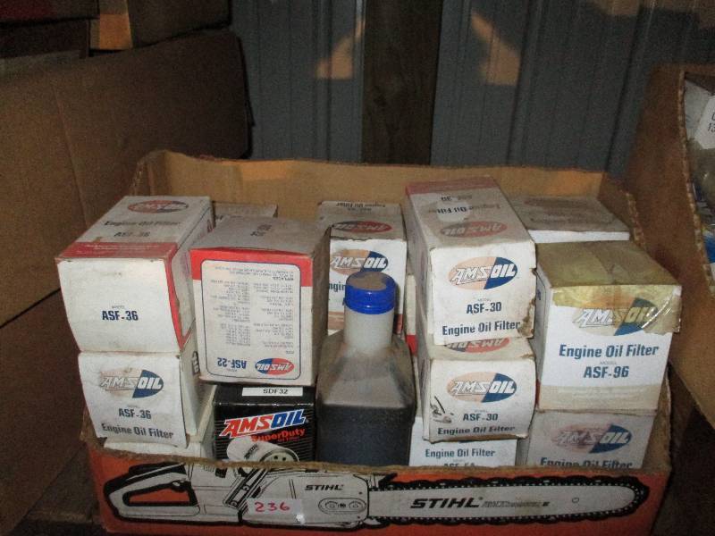 lot 236 image: Oil Filters & Compressor Oil