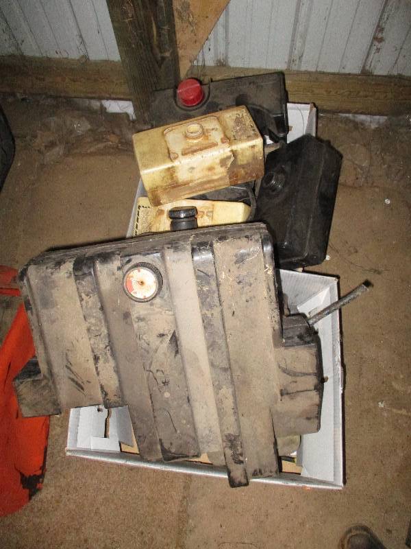 lot 257 image: Lawnmower Gas Tanks