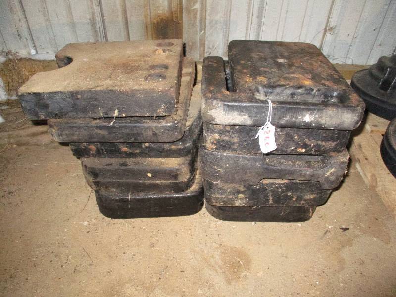 lot 260 image: Suitcase Weights
