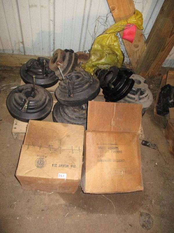 lot 261 image: Wheel Weights