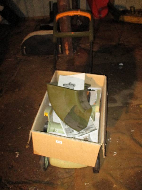 lot 344 image: Cordless Electric Mower & Accessories