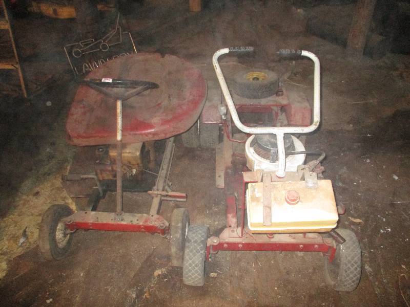 lot 346 image: (2) Rider Mowers