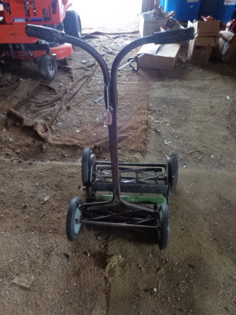 lot 353 image: Push Mower with Extra Blade Attachment