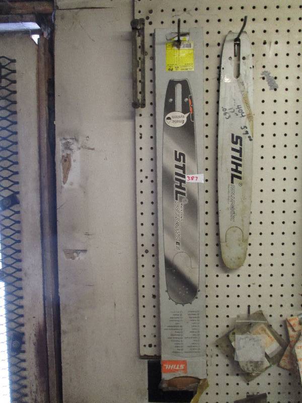lot 387 image: 2 Chainsaw Bars