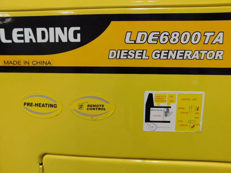 lot 5 image: New Leading LDE6800TA Diesel Generator