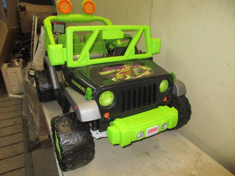 Ninja Turtles Jeep Wrangler 12 volt power wheel