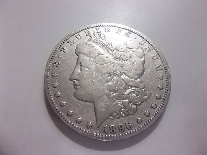 1896 O Morgan Silver Dollar