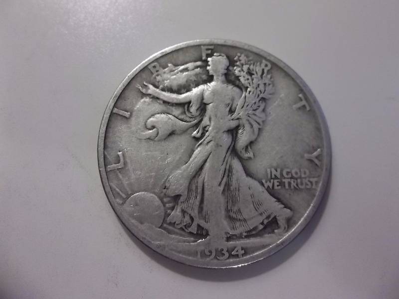 1934 D Walker Half Dollar Better Grade