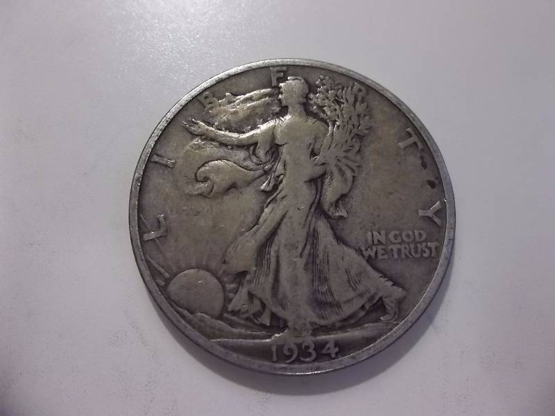 1934 S Walker Half Dollar Better Grade