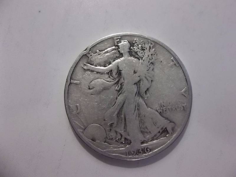 1936 S Walker Half Dollar Better Grade