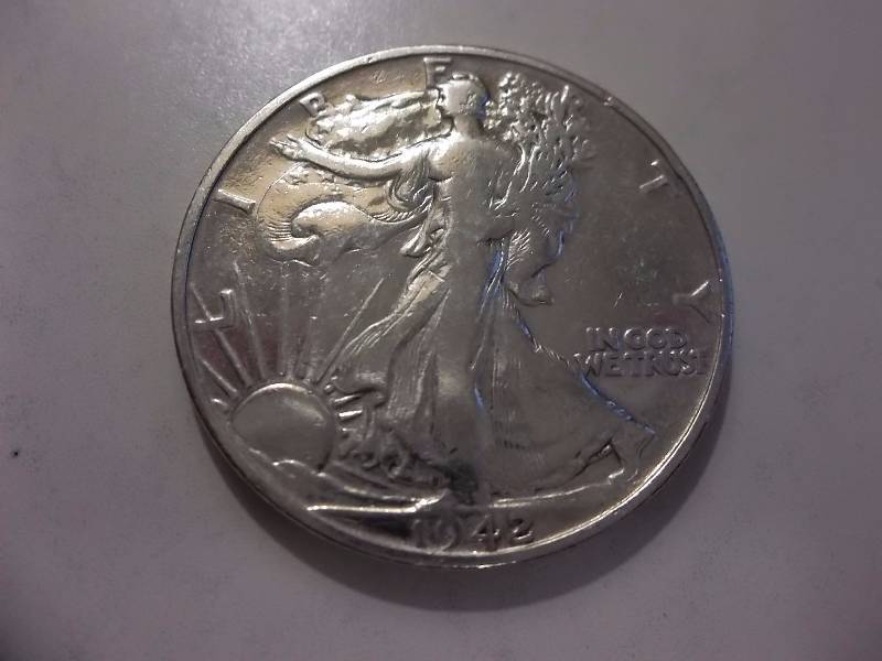 1942 D Walker Half Dollar Better Grade Polished
