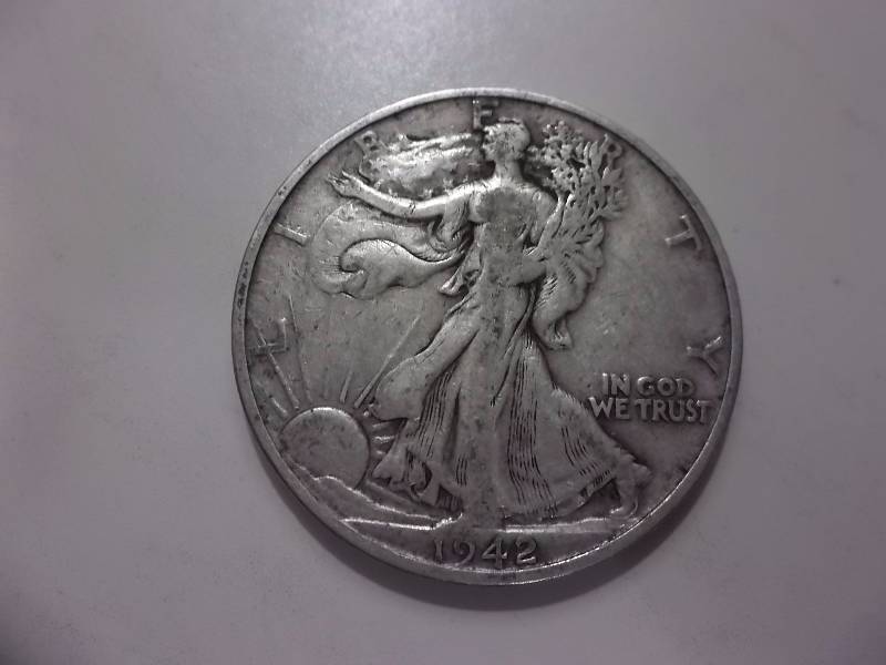 1942 S Walker Half Dollar Better Grade