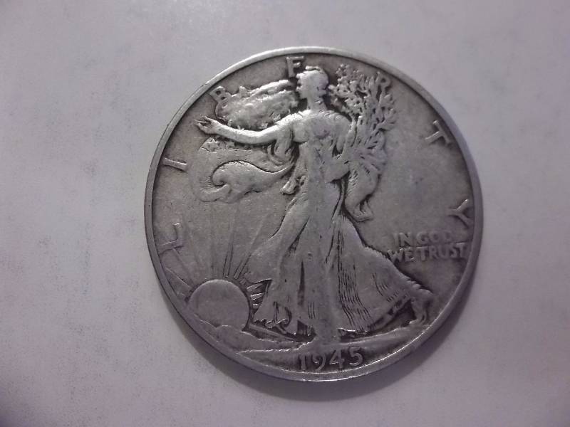 1945 S Walker Half Dollar Better Grade