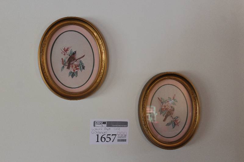lot 1657 image: Lot of (2) Framed Wall Art