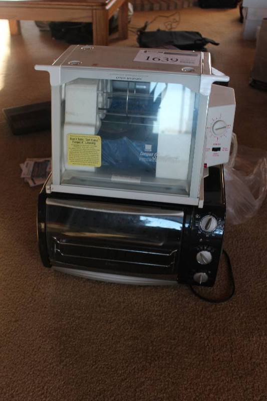 lot 1639 image: Ronco Compact Rotisserie & BBQ Oven