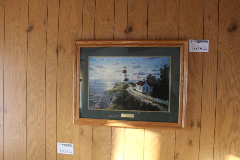 lot 1619 image: Signed Framed Wall Art