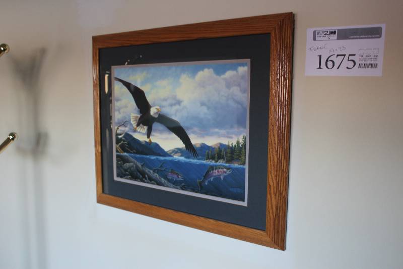 lot 1675 image: Framed Wall Art